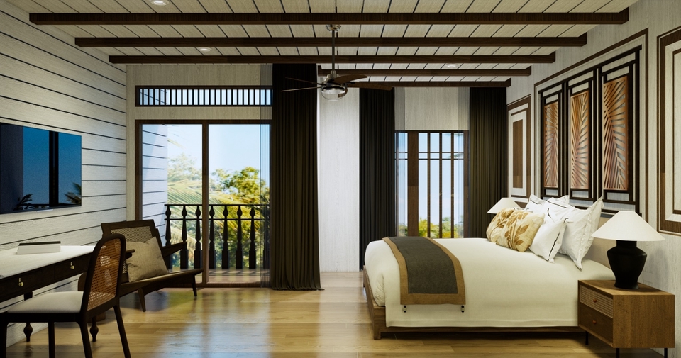 3D Perspective - ออกแบบ 3D render งานบ้าน ร้านอาหาร  - 14