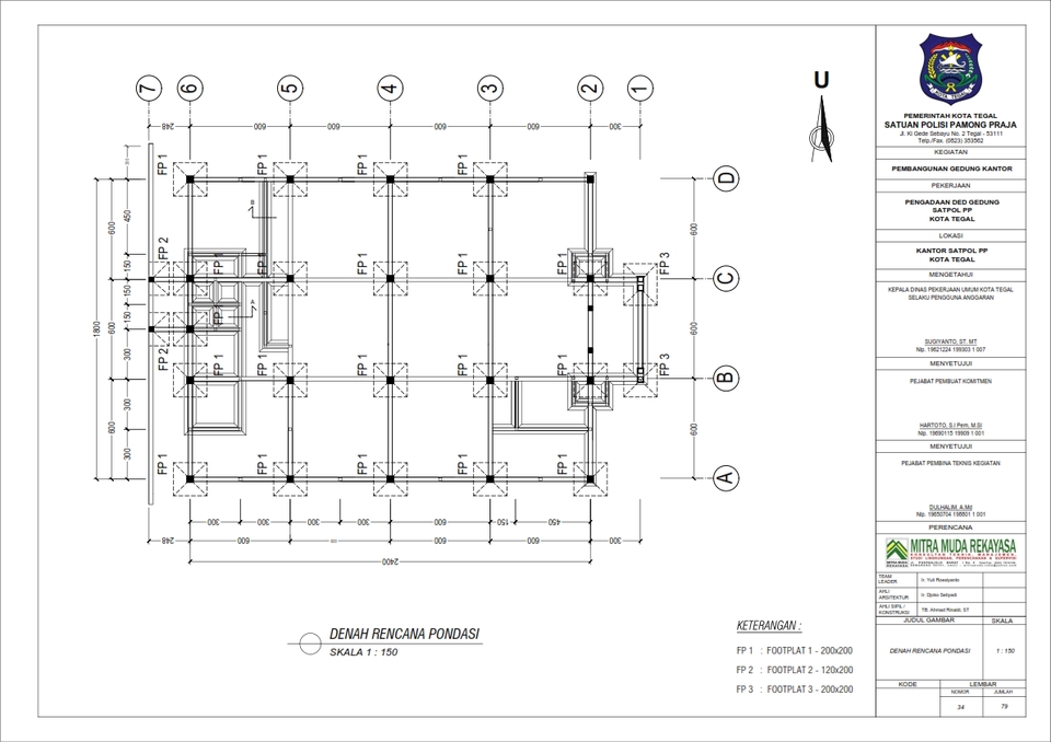 CAD Drawing - Gambar AutoCAD 2D-DED Struktur & Arsitektur - 8