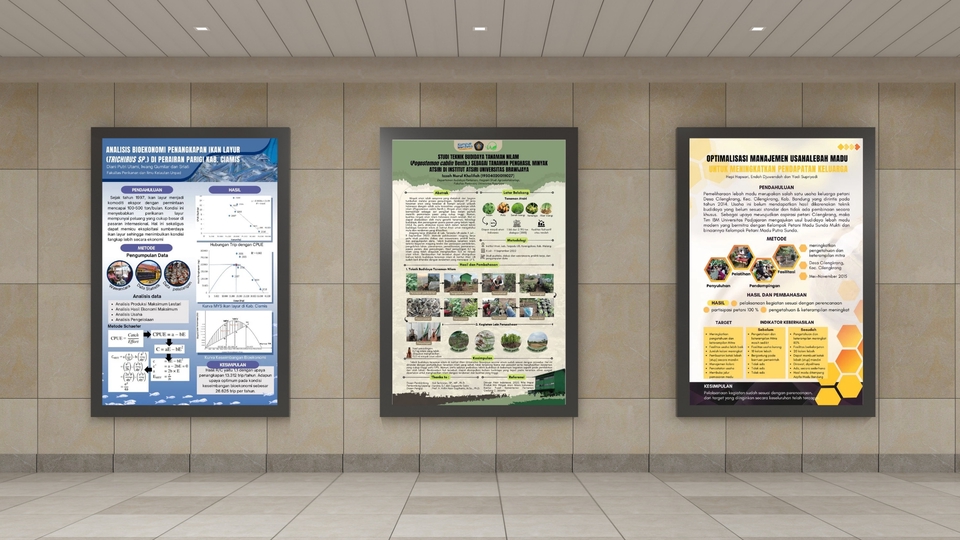 Desain Poster Ilmiah Poster Publikasi Jurnal Poster KTI Poster Event Lomba Poster Tugas Kuliah