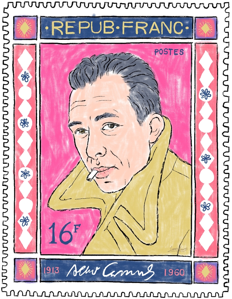 วาดภาพเหมือน Portrait - Portrait made up stamp - วาดภาพคน โทนสีสดใส / pop art - 13