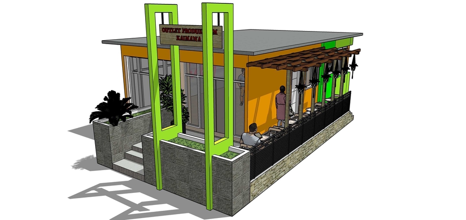 3D & Perspektif - Jasa Desain Rumah Dalam Bentuk 3D dan 2D - 4