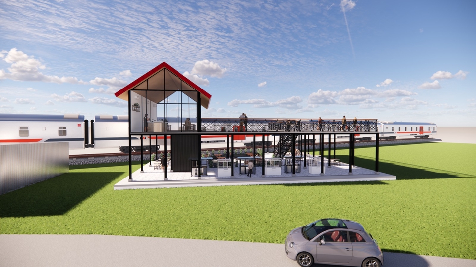 3D & Perspektif - Architectural Design & interior Design Food Court 2D & 3D - 5