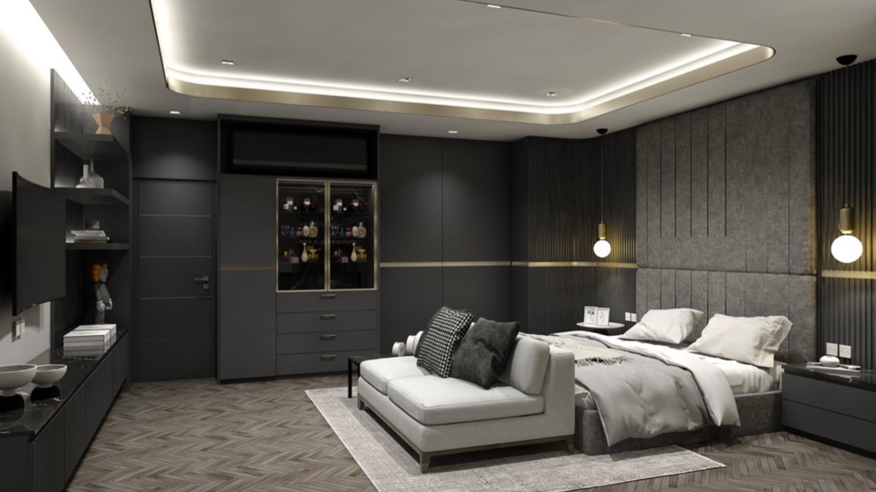 ออกแบบตกแต่งภายในและภายนอก - Renovate Bedroom Khun’Dave - 1