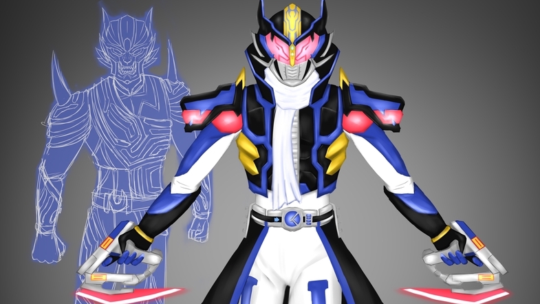 Desain Karakter - Illustrasi Tokusatsu Heroes, any Superheroes Fan-art Dan Original character superhero (anime style) - 10