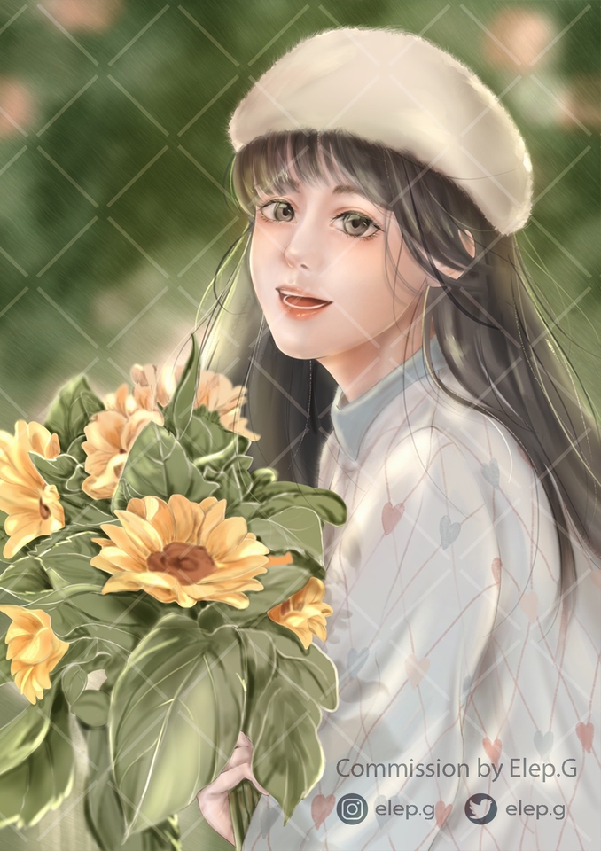 วาดแฟนอาร์ต - งานแฟนอาร์ต วาดภาพเหมือน portrait จากภาพวาด (ราคาไม่แพง) - 2