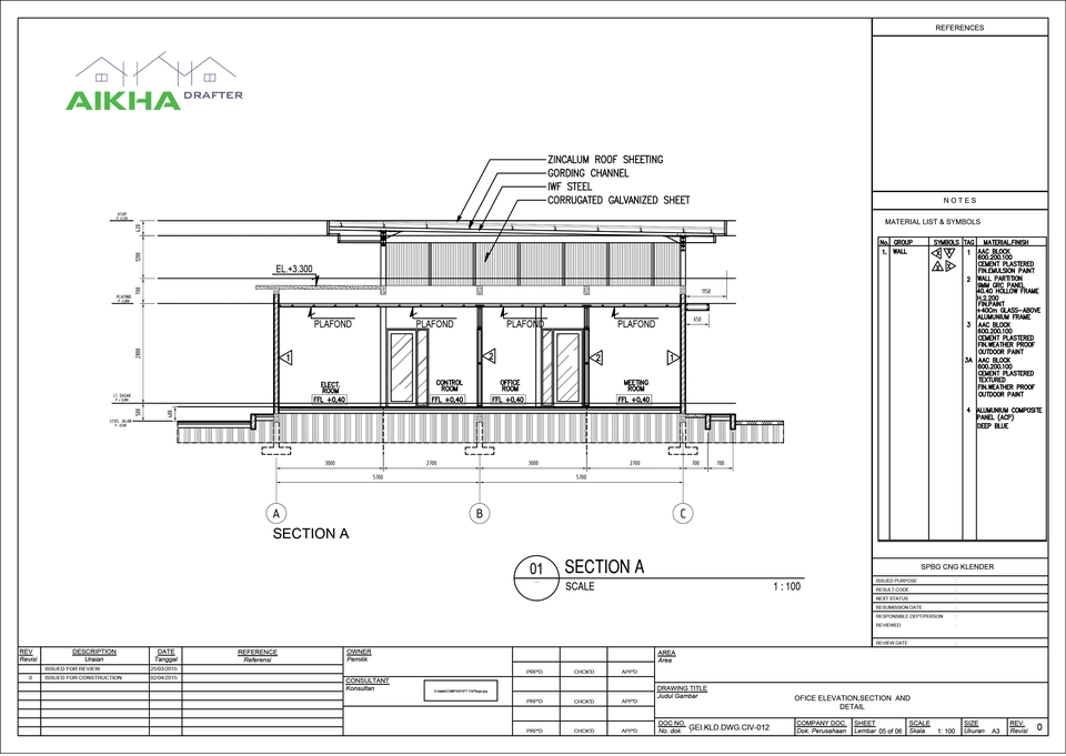 CAD Drawing - Gambar CAD : Arsitek, Sipil , Mechanical, Electrical, Piping - 14