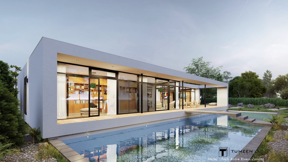 ออกแบบตกแต่งภายในและภายนอก - รับทำภาพ3D ภายนอก/ภายใน อาคารทุกประเภท - 4