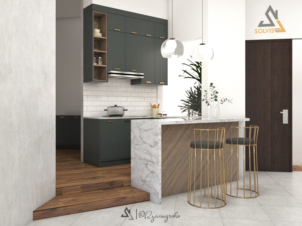 3D & Perspektif - PENGERJAAN DESAIN DAN DENAH RUMAH, 3D & 2D - 3