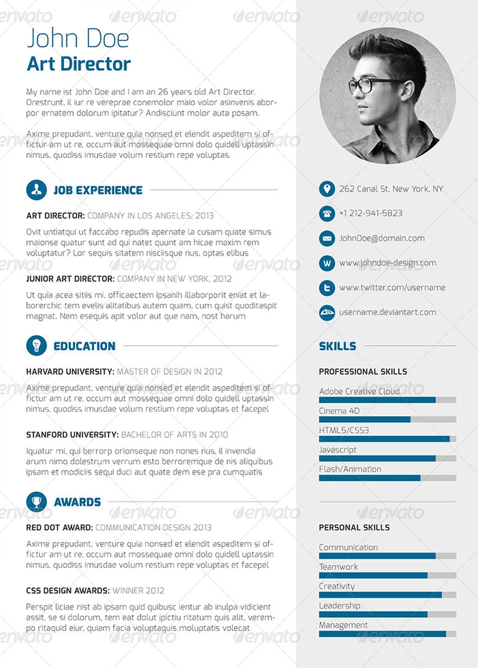 Portfolio & Resume - Desain CV/RESUME Menarik (Revisi Unlimited) - 5