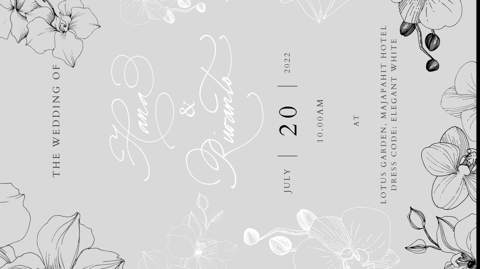 Digital Printing - Digital Wedding Invitation Card - 1