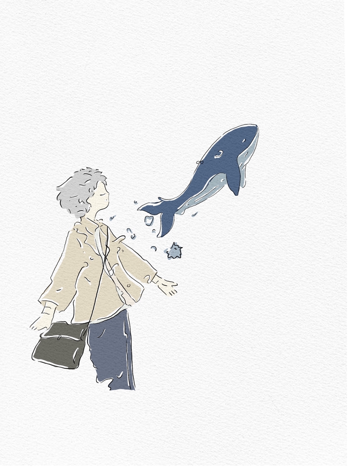 วาดภาพประกอบ - วาดภาพประกอบ สไตล์มินิมอล สีน้ำ - 6