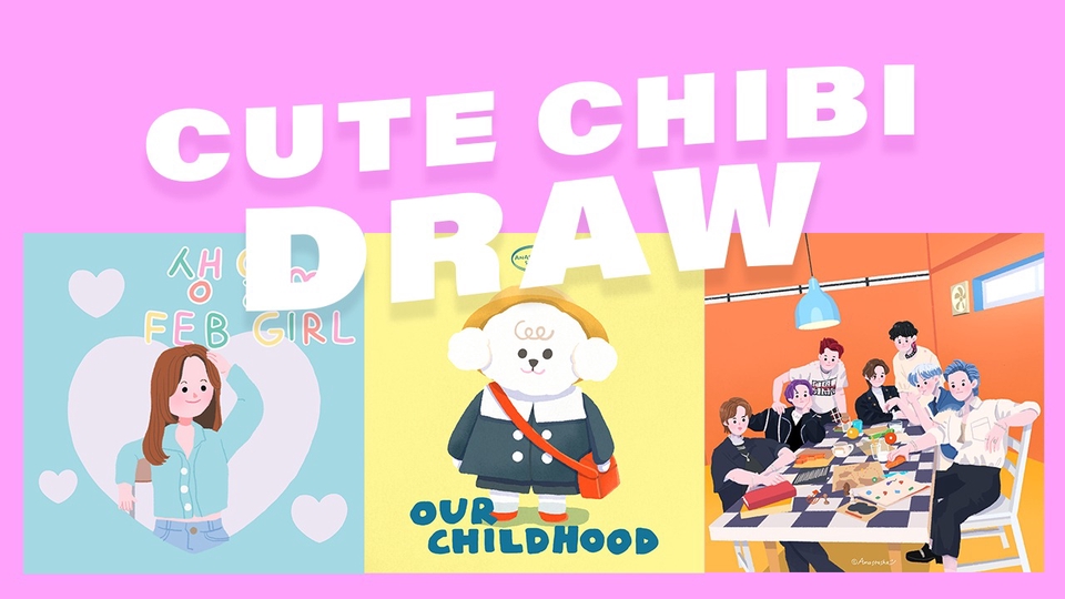 รับวาดการ์ตูนจิบิ น่ารัก สไตล์มินิมอล วาดรูปการ์ตูน วาดรูปการ์ตูนจิบิ วาดรูปอนิเมะ วาดรูปการ์ตูนญี่ปุ่น