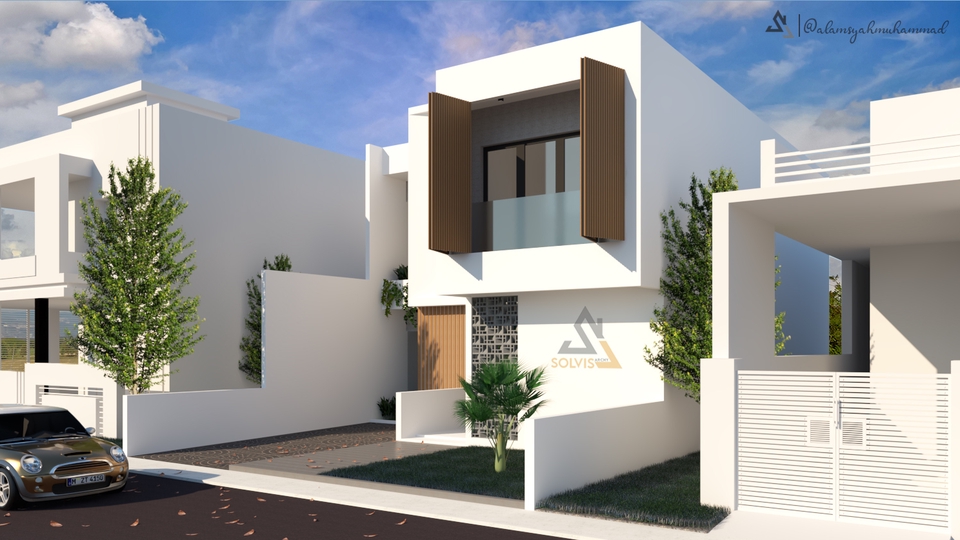 3D & Perspektif - PENGERJAAN DESAIN DAN DENAH RUMAH, 3D & 2D - 1