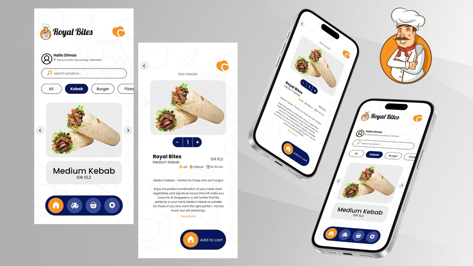 Desain UI UX Aplikasi Mobile Kebab untuk Meningkatkan SEO Website