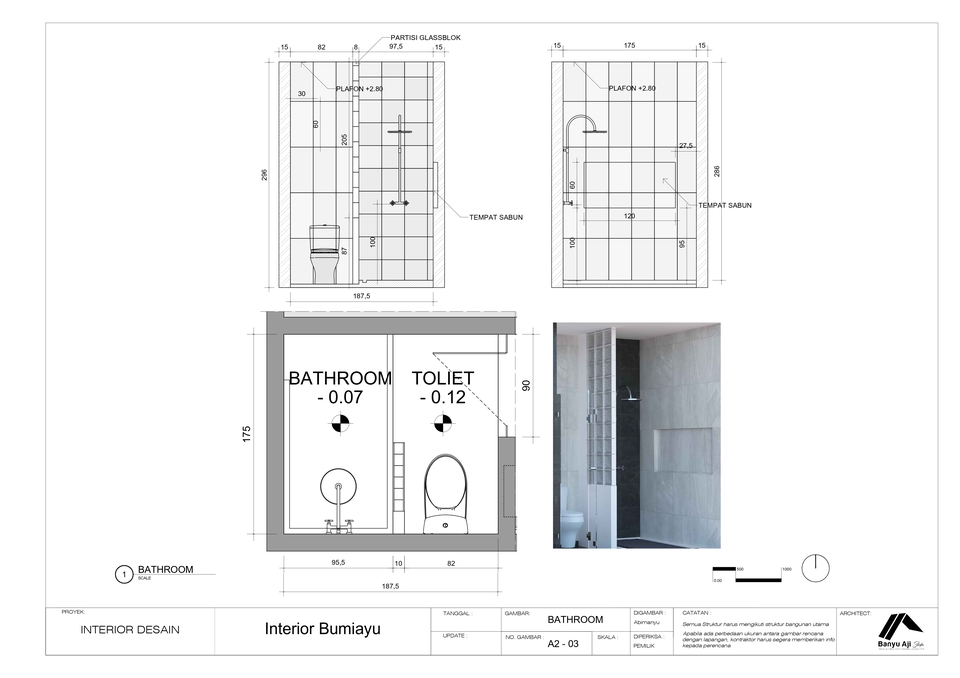 CAD Drawing - Interior dan Furnitur Drafting - 7