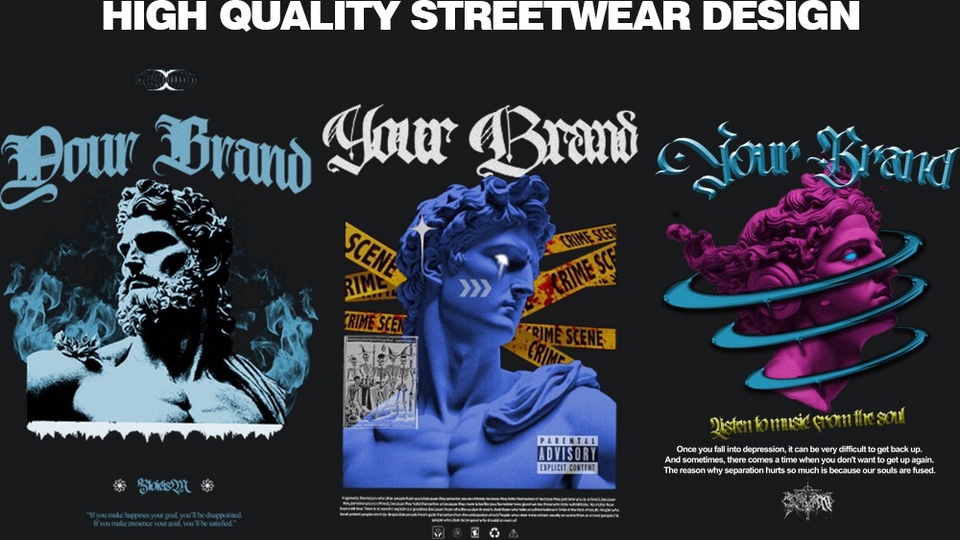 Desain Kaos & Motif - JASA DESAIN STREETWEAR, UNTUK APPAREL, CLOTHING BRAND, ATAU APAPUN SESUAI KEBUTUHANMU - 3