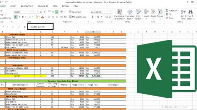 Pengolahan excel 