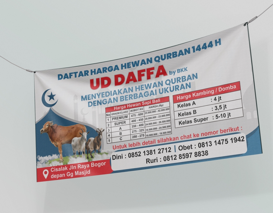 Digital Printing - Desain Flayer, Spanduk, X Banner, Roll Banner, Billboard, Backdrop - 4