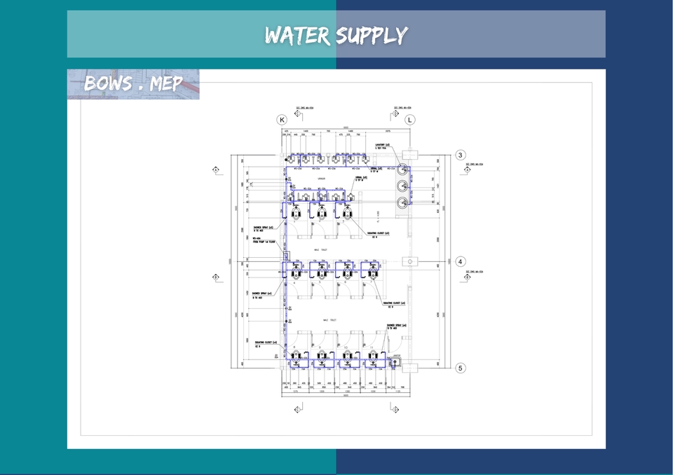 CAD Drawing - Desain Gambar 2D MEP M.E Mechanical & Electrical - 8