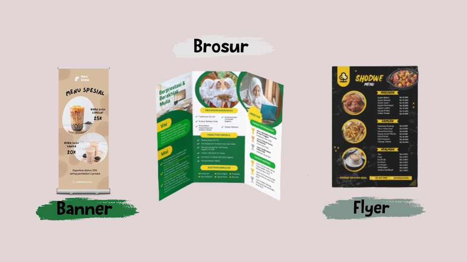 Digital Printing - Design Banner, Brosur, Flyer - 1