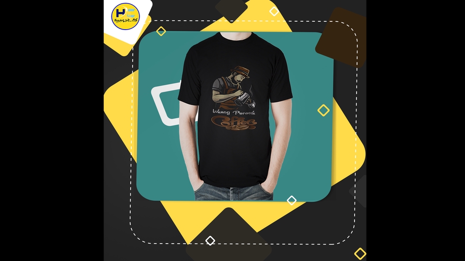 Desain Kaos & Motif - Desain Kaos 1 Hari Jadi Gratis Mockup - 1