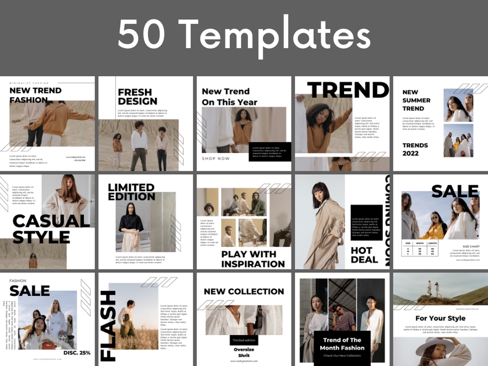 Banner Online - 50 Template untuk Instagram post - 5
