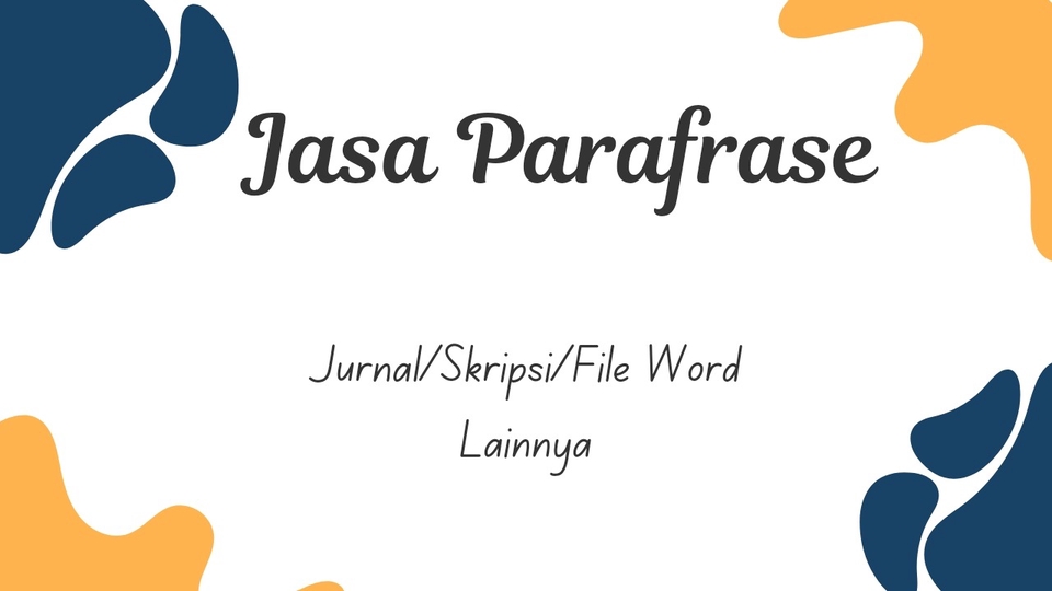 Parafrase Jurnal/Skripsi