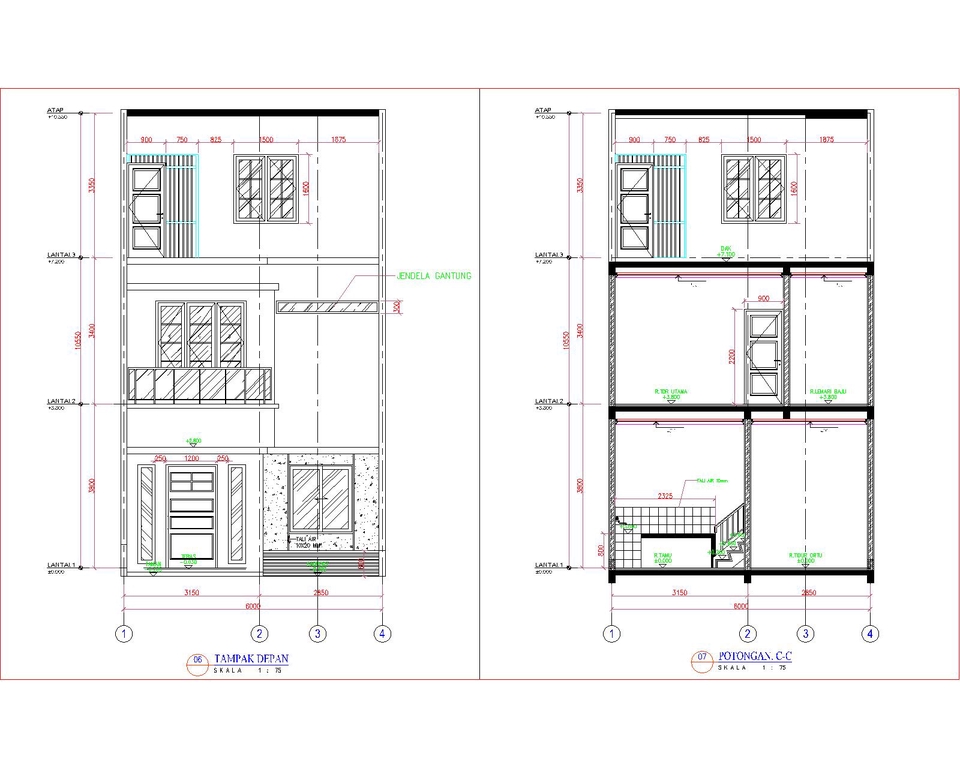 CAD Drawing - Jasa kursus software Autocad dan sketchup - 4