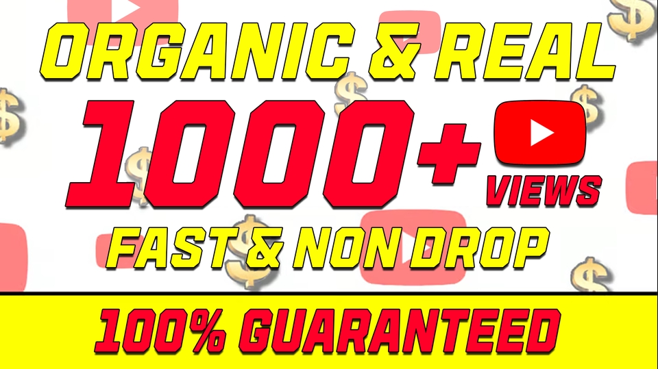 Tambah Followers - Youtube Views Organic & Real (NON-DROP) - 1