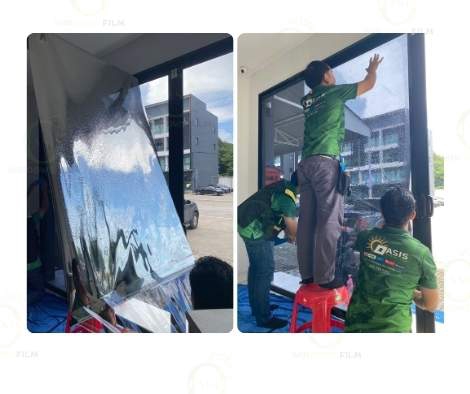 ติดฟิล์มกระจกบ้าน - บริการติดตั้งฟิล์มกรองแสงบ้าน อาคาร สำนักงาน - 12