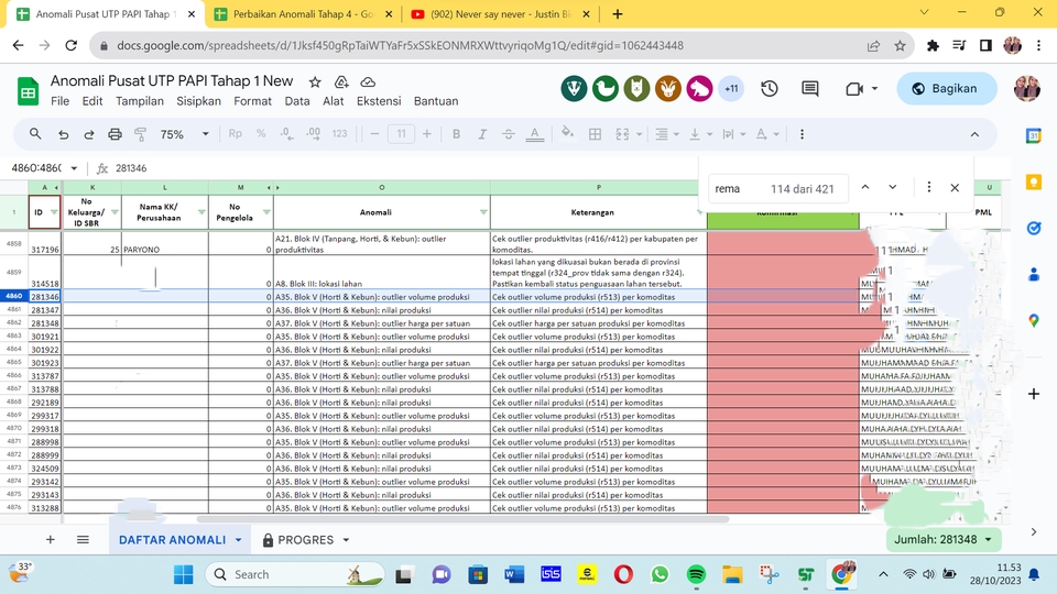 Jasa data entry excel, entri data online, jasa input data excel, input data online.