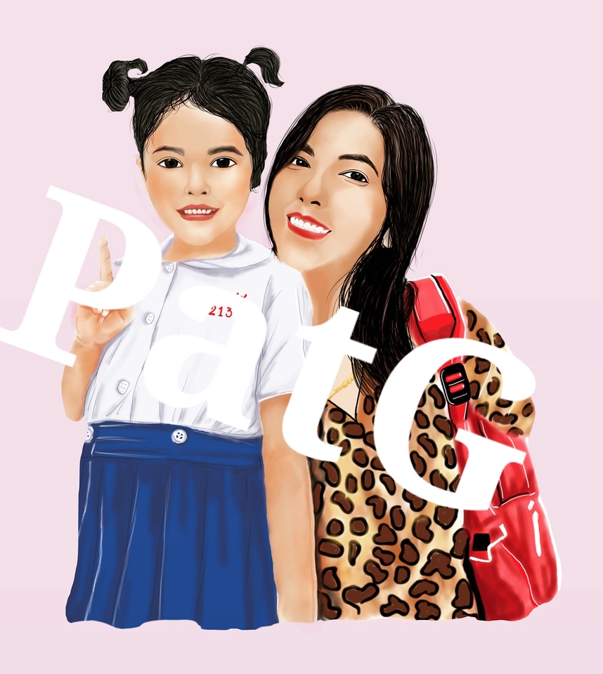 วาดภาพเหมือน Portrait - ภาพวาดดิจิตลอล สวย เก๋ ไม่ซ้ำใคร - 11