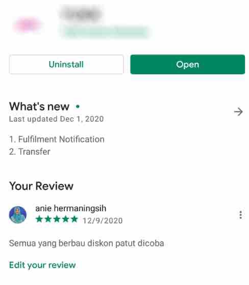 Memberi Review - Jasa Review Appstore - 4