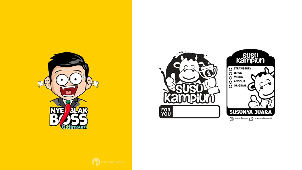 Desain Karakter - Premium Desain Maskot Logo ★ Karakter ★ Kartun  - 2