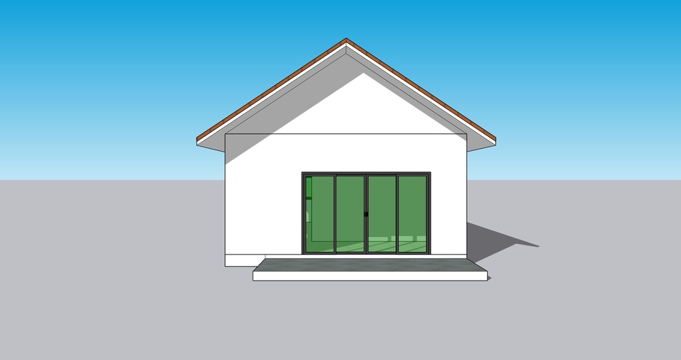 ทำโมเดล 3D - รับปั้น Model 3D สถาปัตยกรรม ด้วยโปรแกรม SketchUP - 12