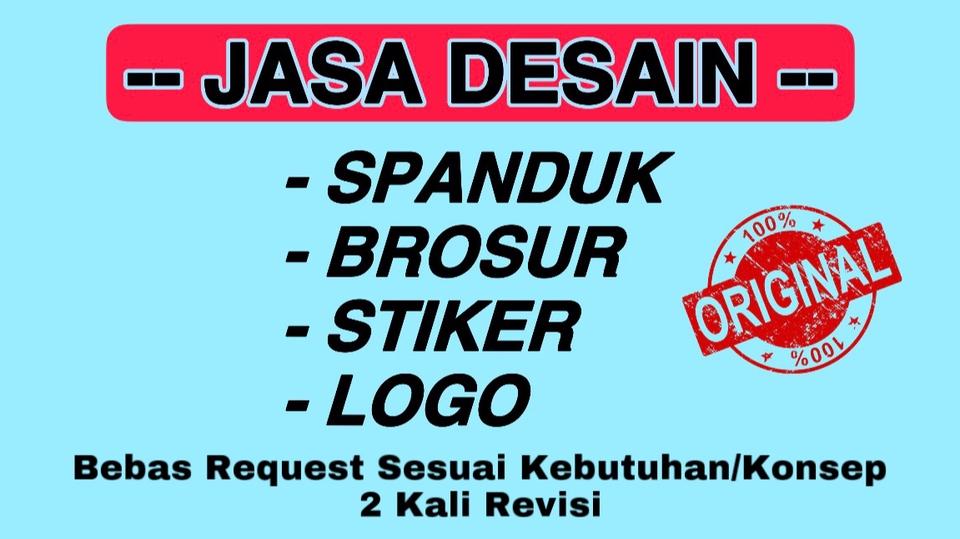 Logo - JASA DESAIN SPANDUK, BROSUR, STIKER, LOGO & SURAT UNDANGAN  - 1