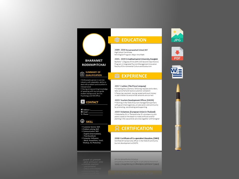 Portfolio & Resume - ðāļāļāļāđāļāļ Resume/Profile āļĢāļ°āļāļąāļāļāļļāļāļ āļēāļ āļāļēāļĄāļāļĩāđāļāđāļāļāļāļēāļĢð - 4