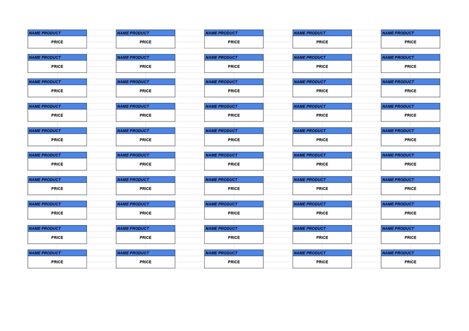 Label & Kemasan - Label Price - 2