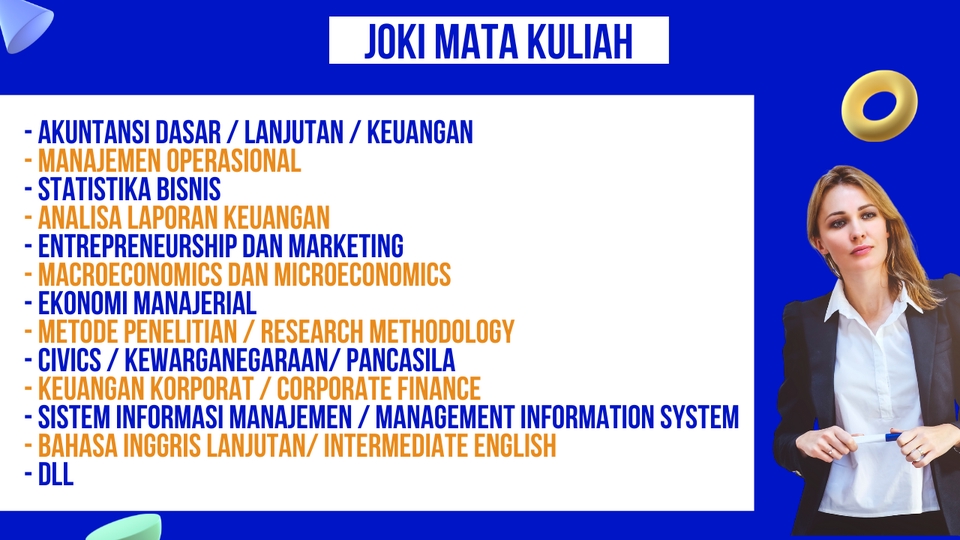 Jasa Lainnya - Jasa Joki Mengerjakan Tugas Kuliah Cepat dan Berkualitas - 2