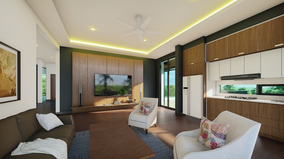 3D & Perspektif - Desain 3D Interior - 6