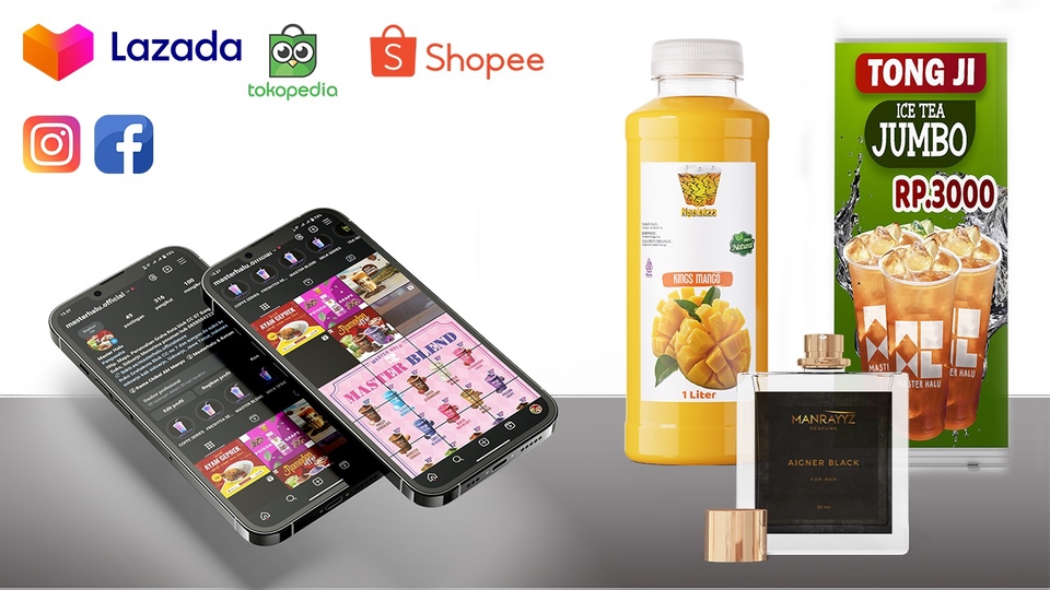 Banner Online - Jasa Desain Konten Sosial Media (Feed, Story, Banner, Menu & Promo) - 2