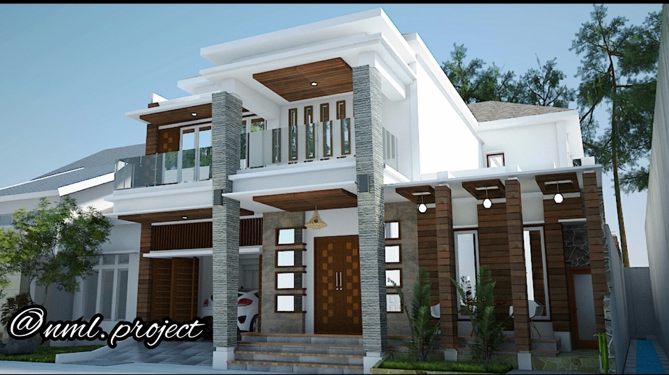 3D & Perspektif - Desain 3D Eksterior & Interior - 1