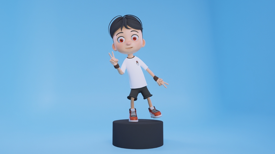 3D & Animasi - Pembuatan Character 3D, asset Environment, dan Video Animasi - 3