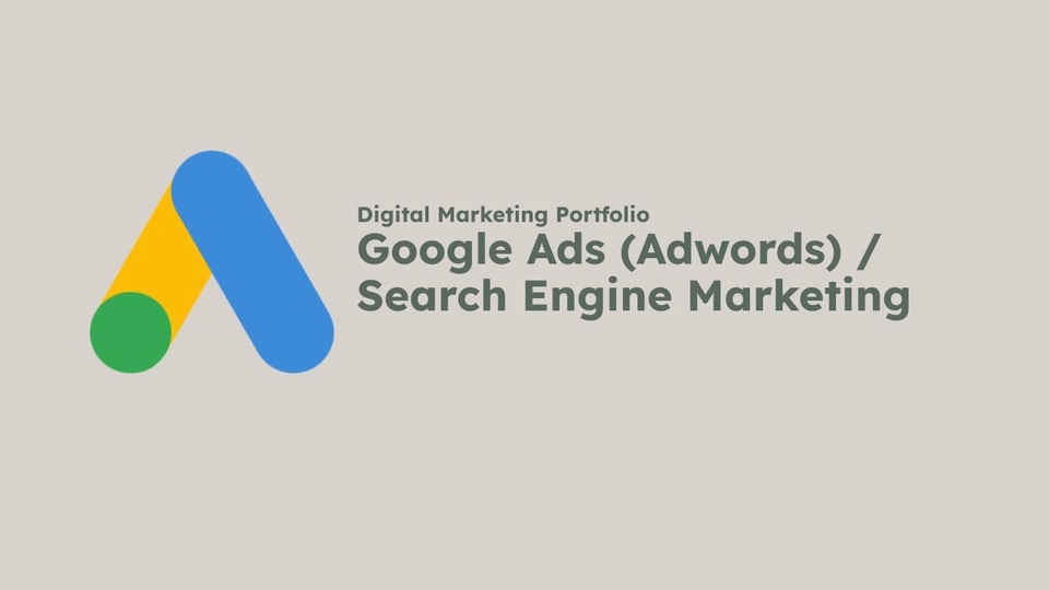 Digital Marketing - Digital Marketing - Google Adwords / Search Engine Marketing - 1