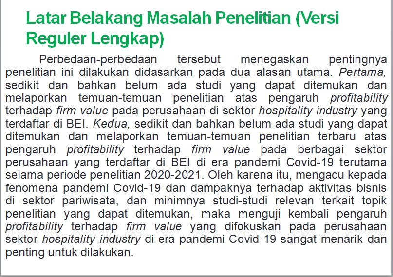 Jasa Lainnya - Konsultasi & Penulisan Skripsi, Tesis & Disertasi Reguler & Internasional - 12