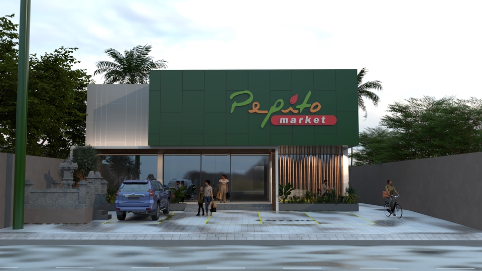 3D & Perspektif - JASA DESAIN ARSITEKTUR, 3D MODELING + RENDERING VRAY - 20