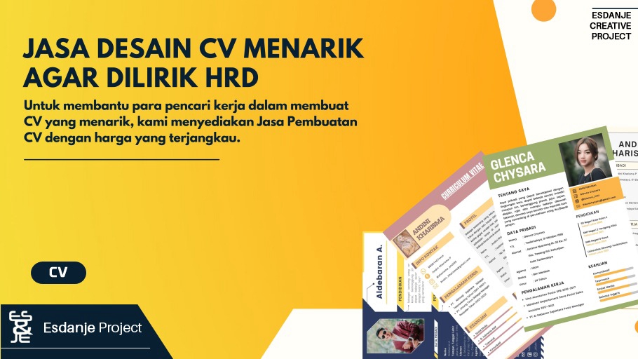 Portfolio & Resume - JASA PEMBUATAN CV / RESUME PROFESIONAL (1 HARI JADI) - 1