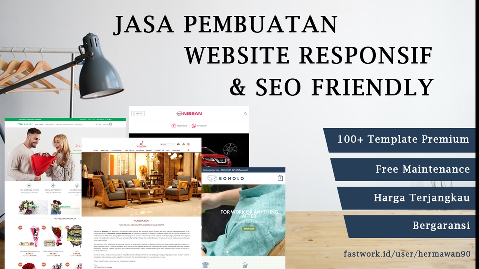 Web Development - Jasa Pembuatan Website Profesional Responsif dan SEO Friendly - 1