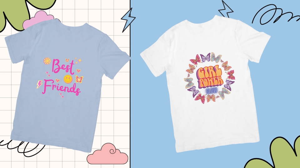 Desain Kaos & Motif - Desain Kaos & Motif Gaya Simpel Unik Lucu - 8