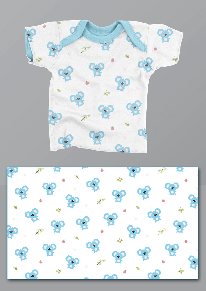 Desain Kaos & Motif - Desain Motif Untuk Baju Anak dan Bayi - 4